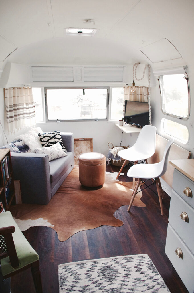 Eclectic Airstream renovation by @genuinely.ginger