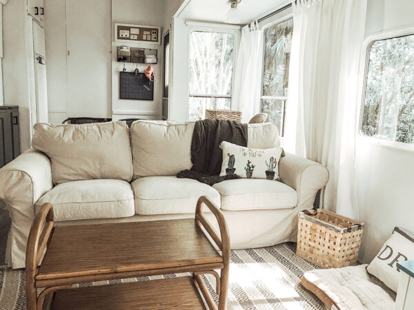 Renovated Holiday Rambler 5th Wheel by @cleverfoxmama