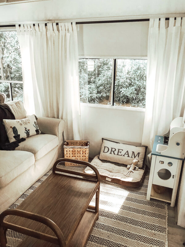 Renovated Holiday Rambler 5th Wheel by @cleverfoxmama
