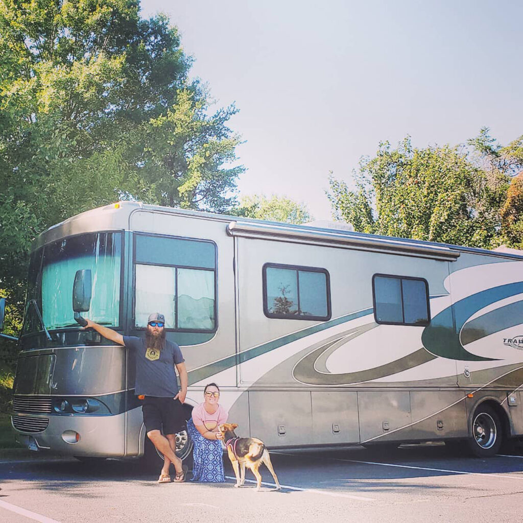 remodeled Class-A motorhome