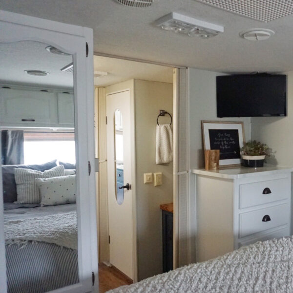 A 90's motorhome get's a nautical-inspired makeover