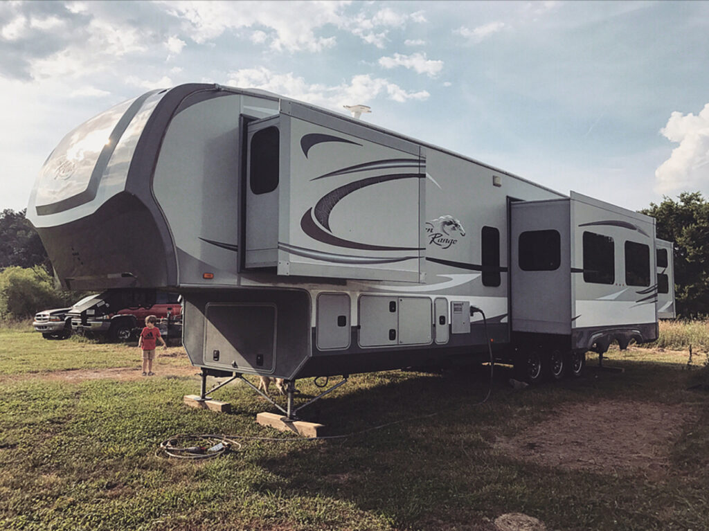 renovated open range fifth wheel