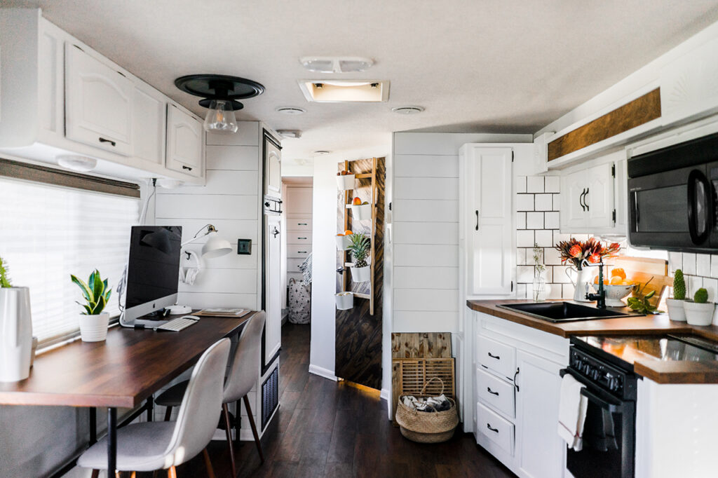 modern motorhome renovation