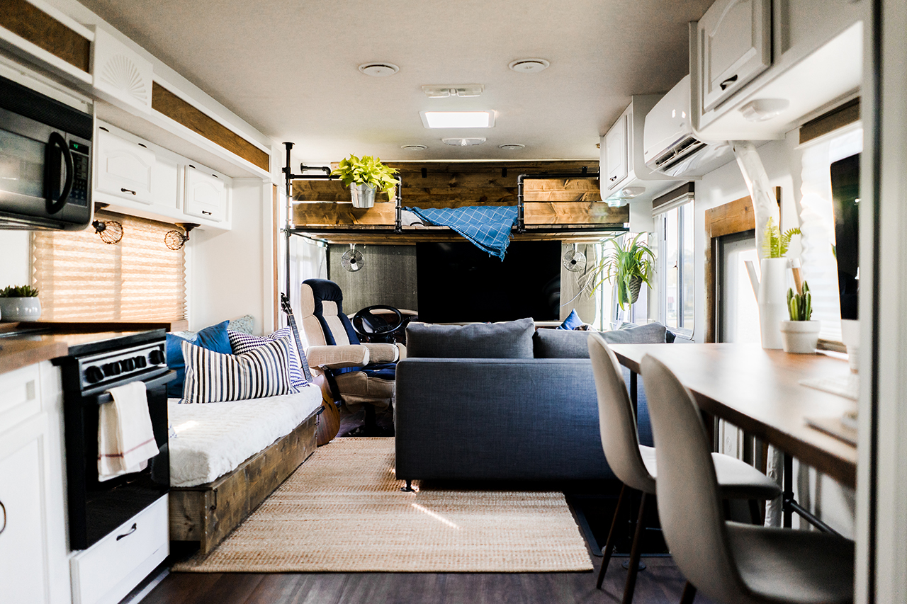 modern motorhome renovation