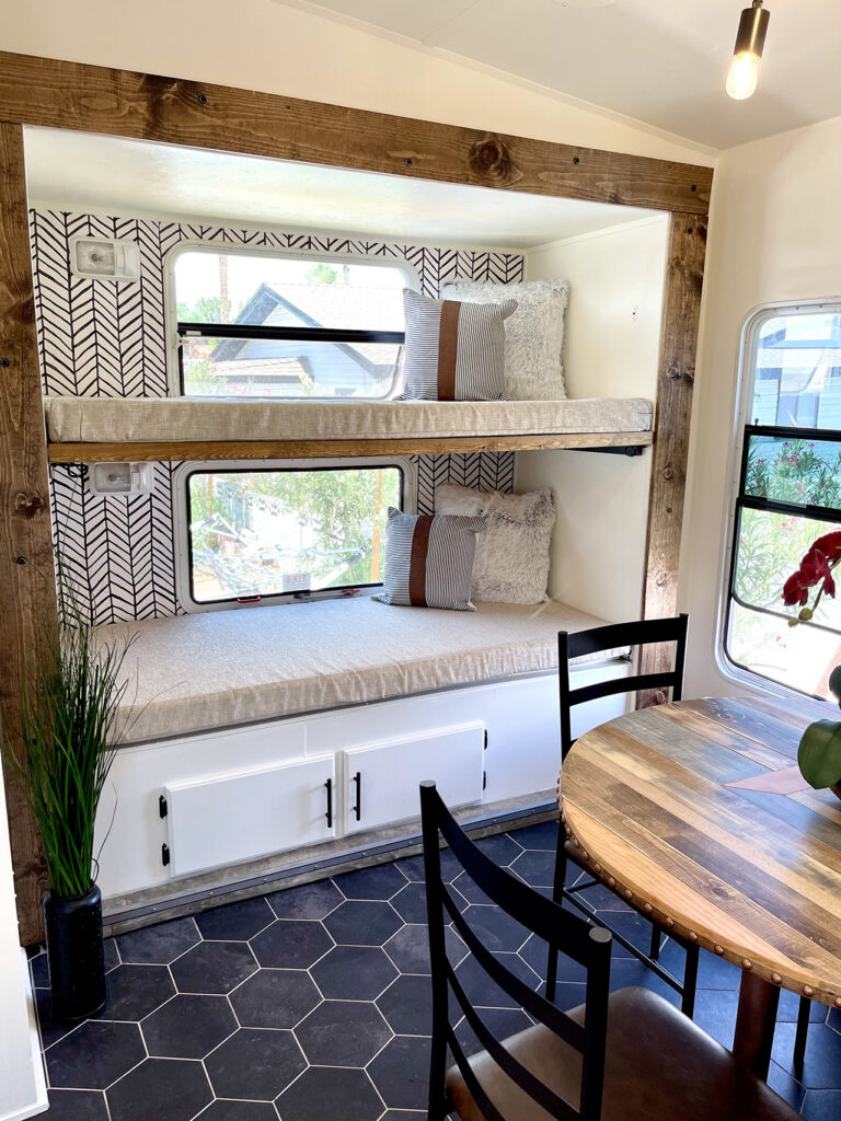 renovated camper bunk beds