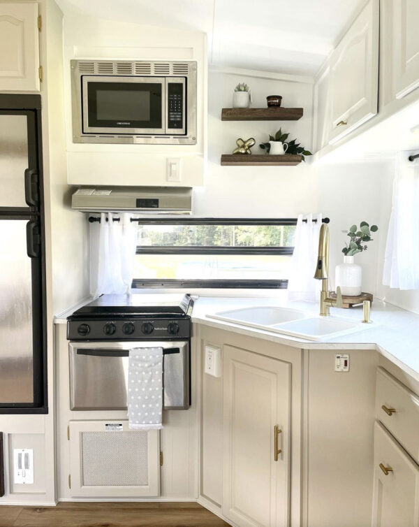 Renovated Forest River Fifth Wheel by @southsidecamper