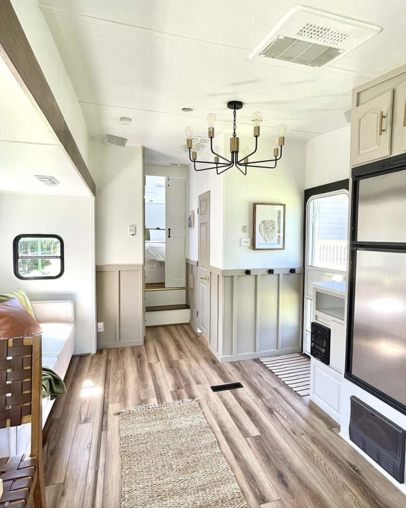 Renovated Forest River Fifth Wheel by @southsidecamper