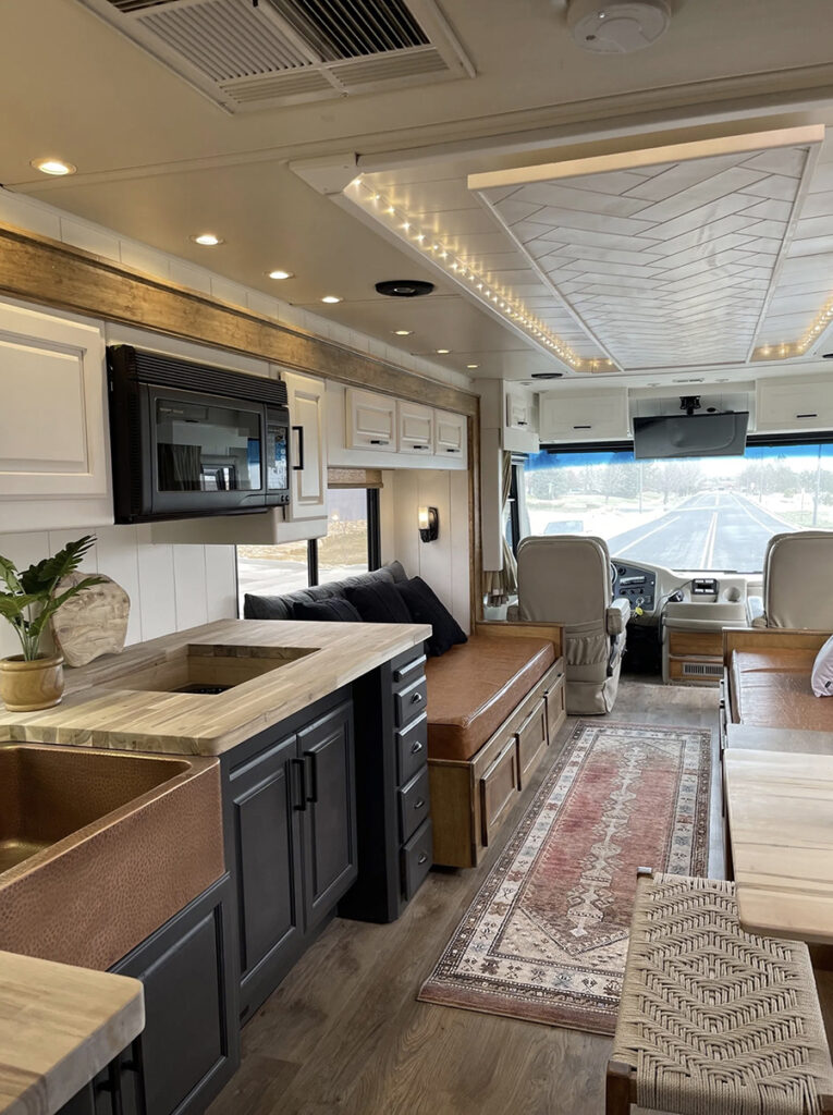 modern rustic motorhome