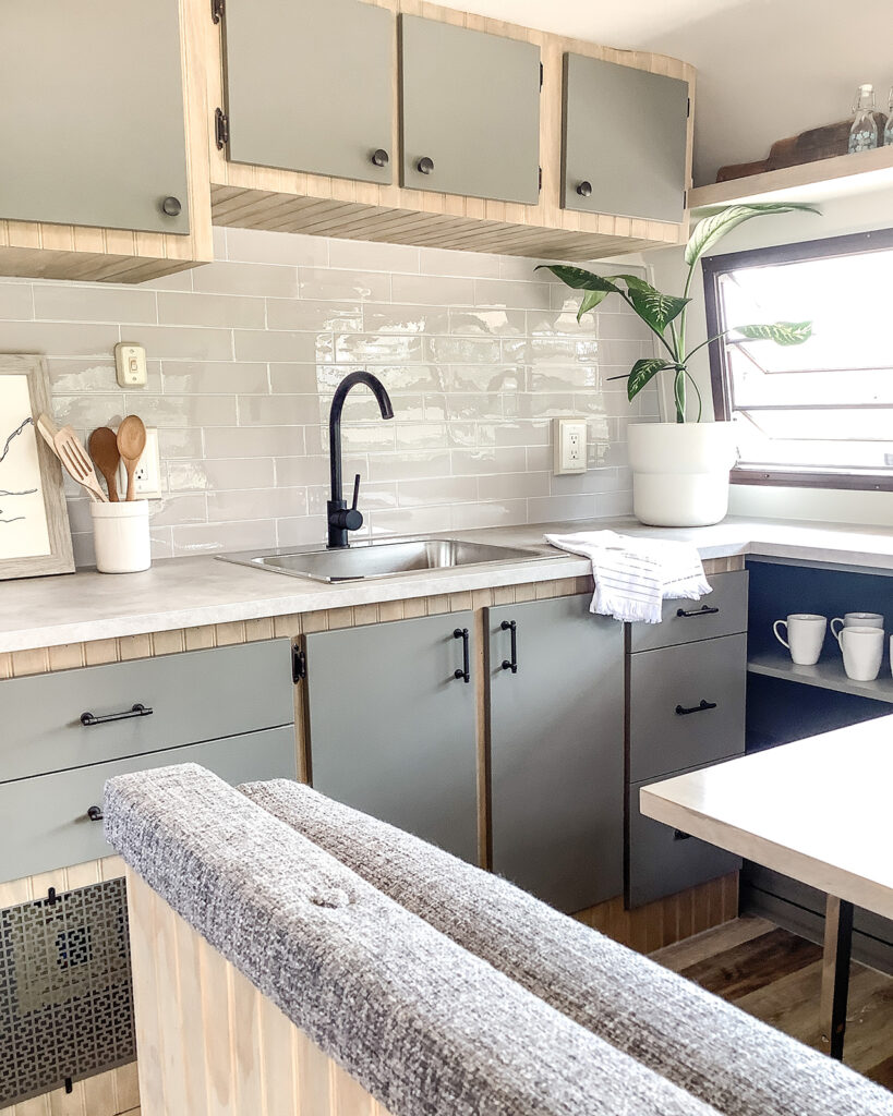 travel trailer kitchen renovation