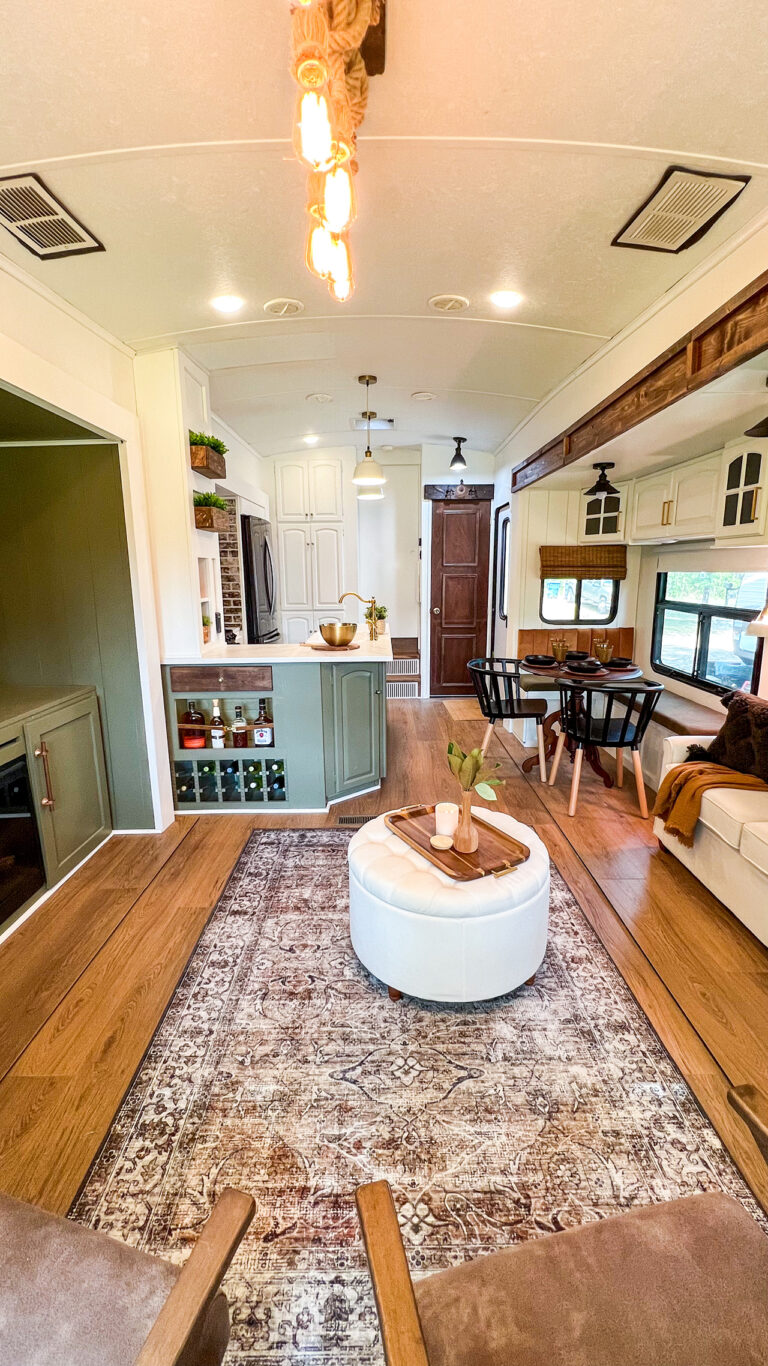 modern country RV remodel