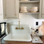 farmhouse sink in RV