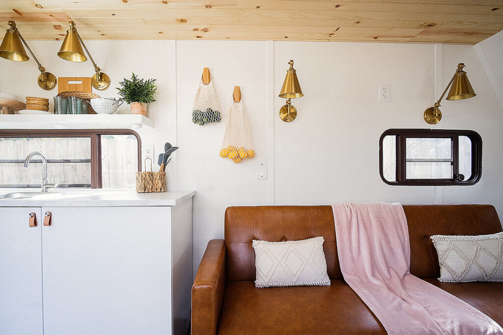 modern travel trailer renovation