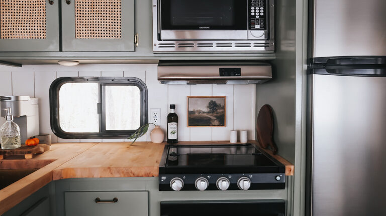 camper kitchen renovation