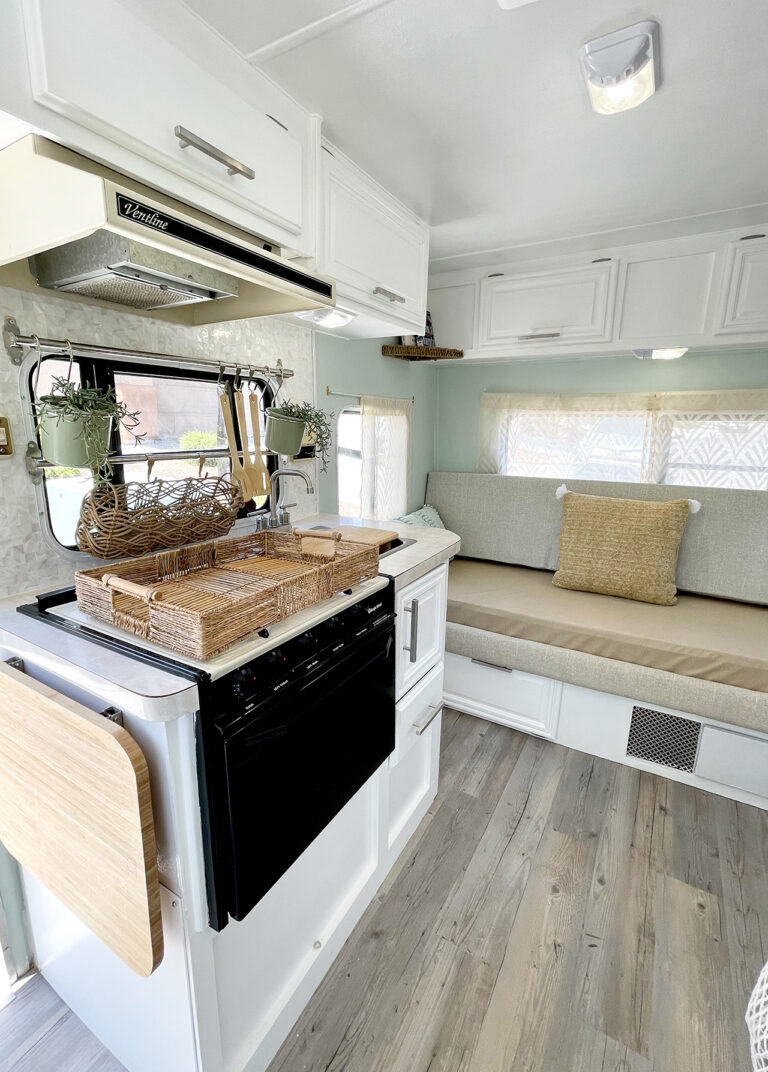 renovated RV interior