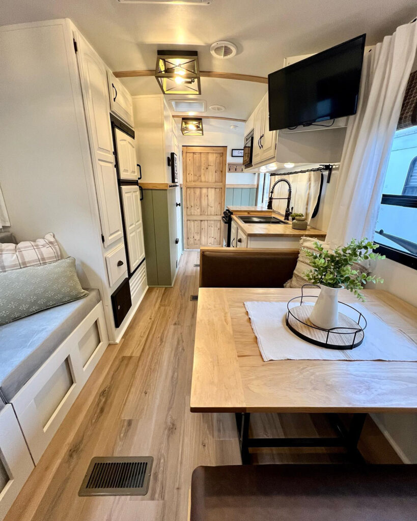 remodeled RV interior