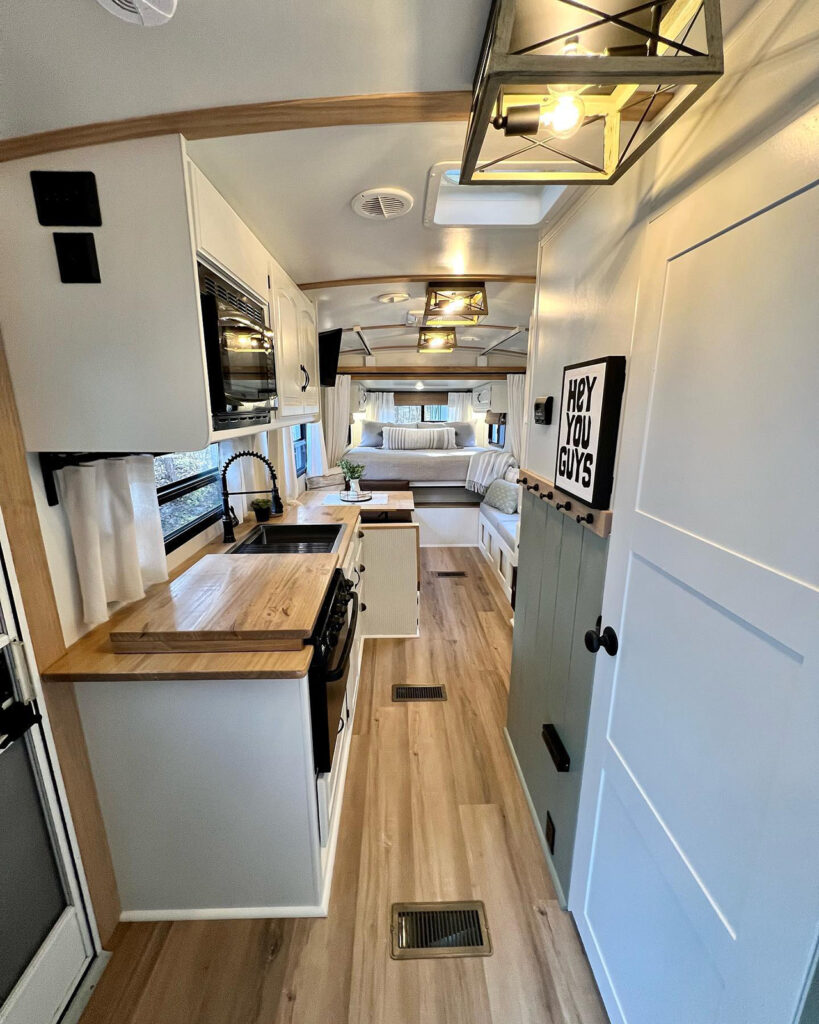 remodeled camper interior