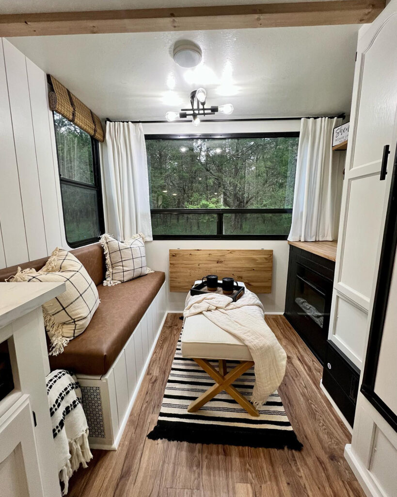 remodeled RV interior