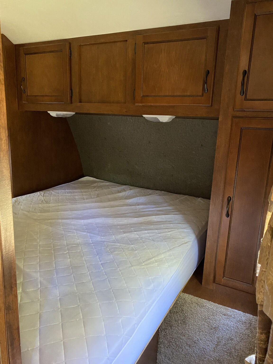 Renovated travel trailer with homey, boho vibes